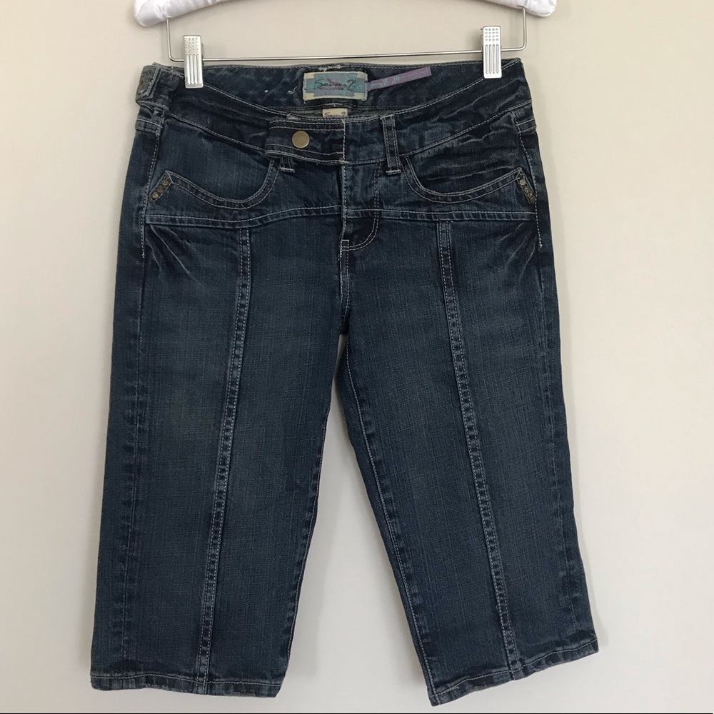 ❤️5/25 Seven7 Denim Jean Bermuda Shorts 24
